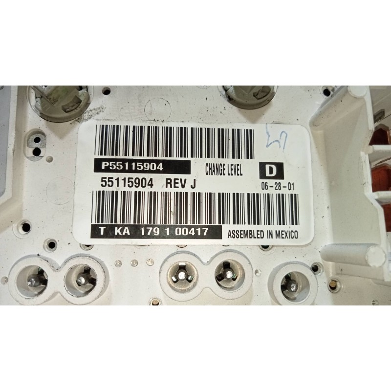 Recambio de mando calefaccion / aire acondicionado para jeep gr.cherokee (wj/wg) 3.1 td laredo referencia OEM IAM 55115904 P5511