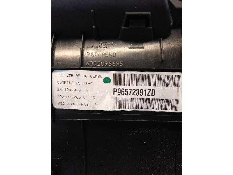 Recambio de cuadro instrumentos para citroen c4 coupe vts referencia OEM IAM P96572391ZD 281124203A 281123579