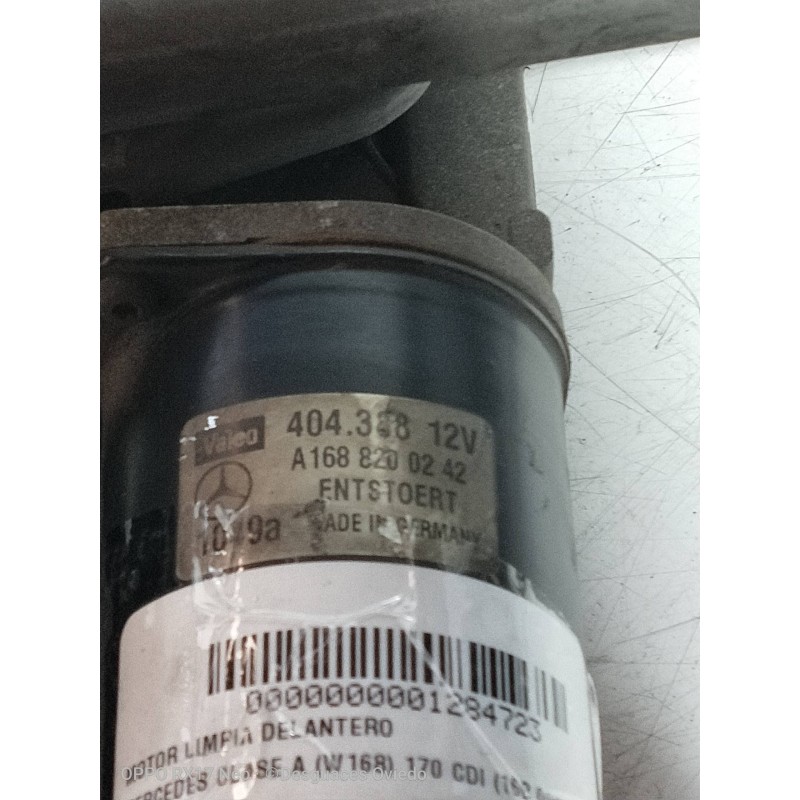 Recambio de motor limpia delantero para mercedes clase a (w168) 170 cdi (168.008) referencia OEM IAM 404388 A1688200242 