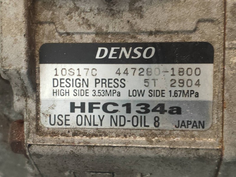 Recambio de compresor aire acondicionado para iveco daily furgón 2.3 diesel cat referencia OEM IAM 4472801800 10S17C 