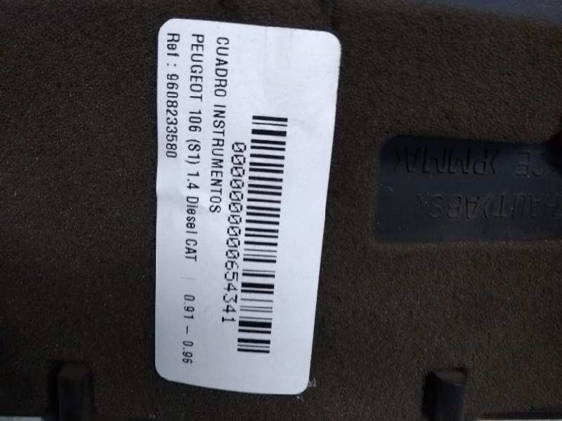 Recambio de cuadro instrumentos para peugeot 106 (s1) 1.4 diesel cat referencia OEM IAM 9608233580  