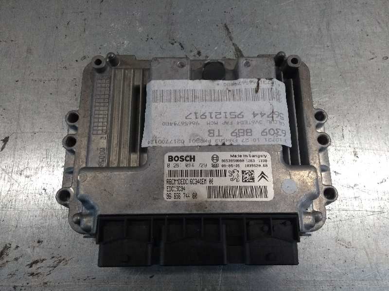 Recambio de centralita motor uce para peugeot 3008 premium referencia OEM IAM 0281014729 9665674480 EDC16C34