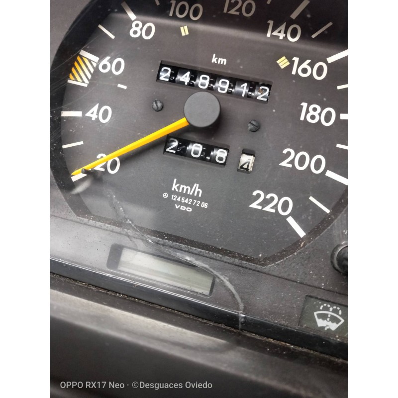 Recambio de cuadro instrumentos para mercedes clase e (w124) coupe/cabrio ce 230 (124.043) referencia OEM IAM 1245434524 1100083