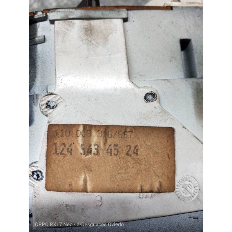 Recambio de cuadro instrumentos para mercedes clase e (w124) coupe/cabrio ce 230 (124.043) referencia OEM IAM 1245434524 1100083