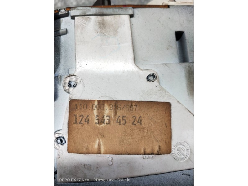 Recambio de cuadro instrumentos para mercedes clase e (w124) coupe/cabrio ce 230 (124.043) referencia OEM IAM 1245434524 1100083