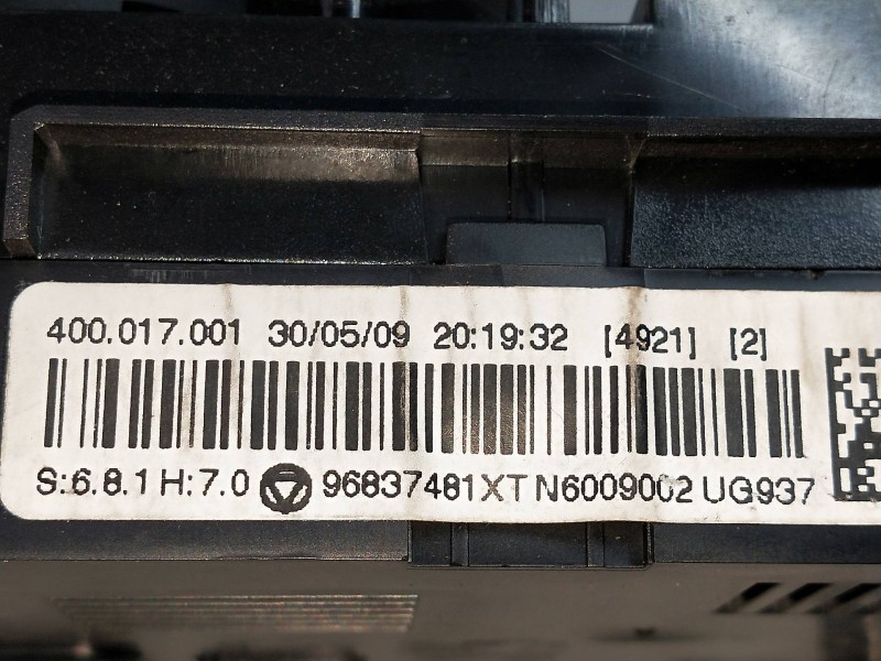 Recambio de mando calefaccion / aire acondicionado para peugeot 3008 premium referencia OEM IAM 96837481XT  