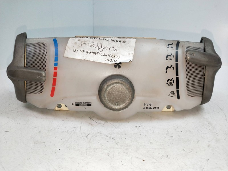 Recambio de mando calefaccion / aire acondicionado para peugeot 107 1.4 hdi cat (8ht / dv4td) referencia OEM IAM P69610003B62H2H