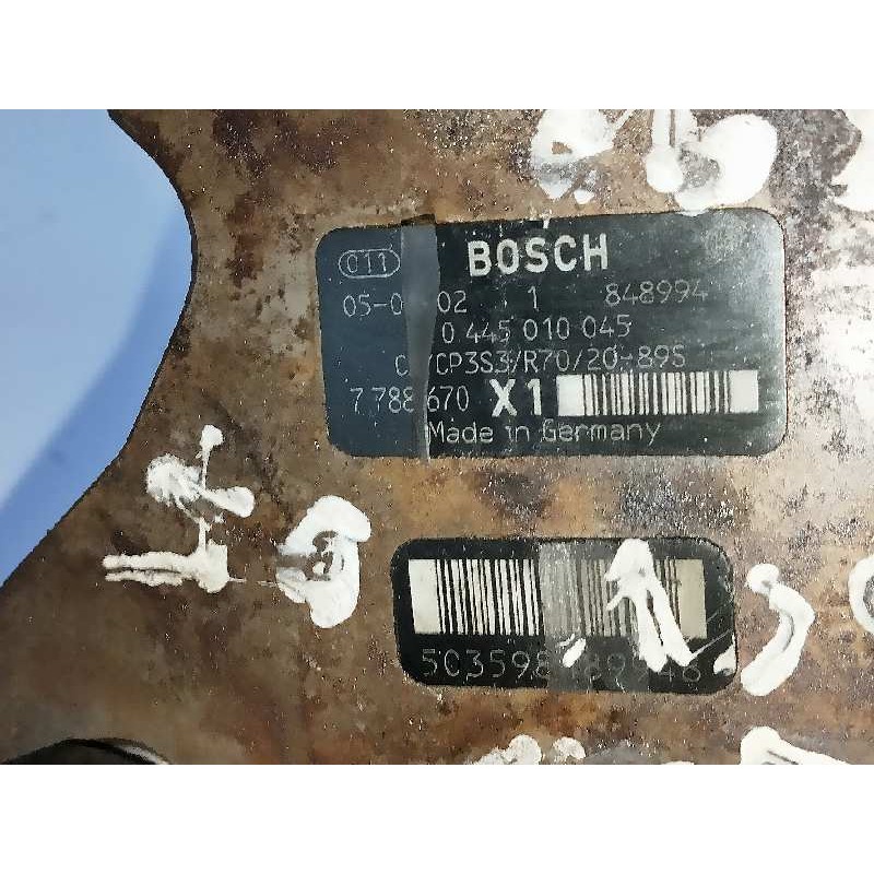 Recambio de bomba inyeccion para bmw serie 3 berlina (e90) 2.0 16v diesel cat referencia OEM IAM 0445010045 7788670X1 BOSCH Recambio de bomba inyeccion para bmw serie 3 berlina (e90) 2.0 16v diesel cat referencia OEM IAM 0445010045 7788670X1 BOSCH