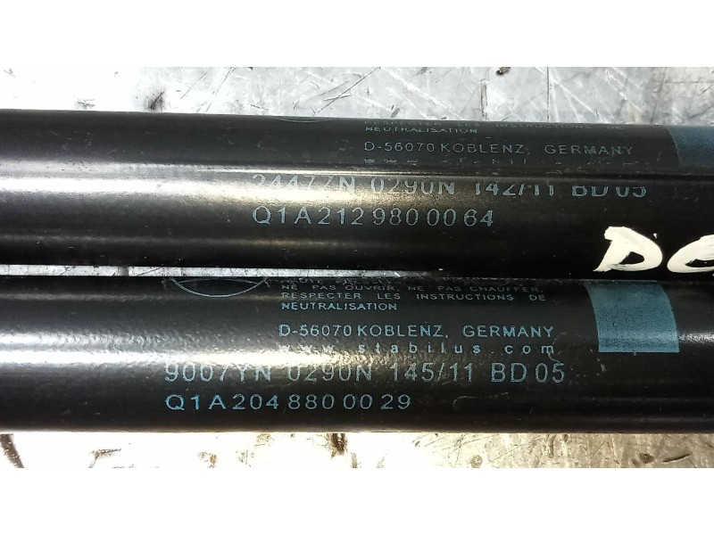 Recambio de amortiguadores capo para mercedes clase e (w212) lim. e 300 cdi blueefficiency (212.025) referencia OEM IAM A2129800