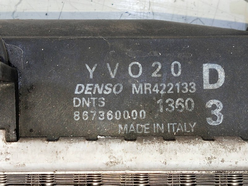 Recambio de radiador agua para peugeot 107 1.4 hdi cat (8ht / dv4td) referencia OEM IAM MR422133 867360000 