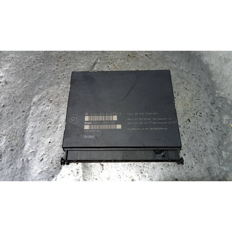 Recambio de modulo electronico para mercedes clase s (w221) berlina 450 l (221.170) referencia OEM IAM A2218706187 00002554D5 