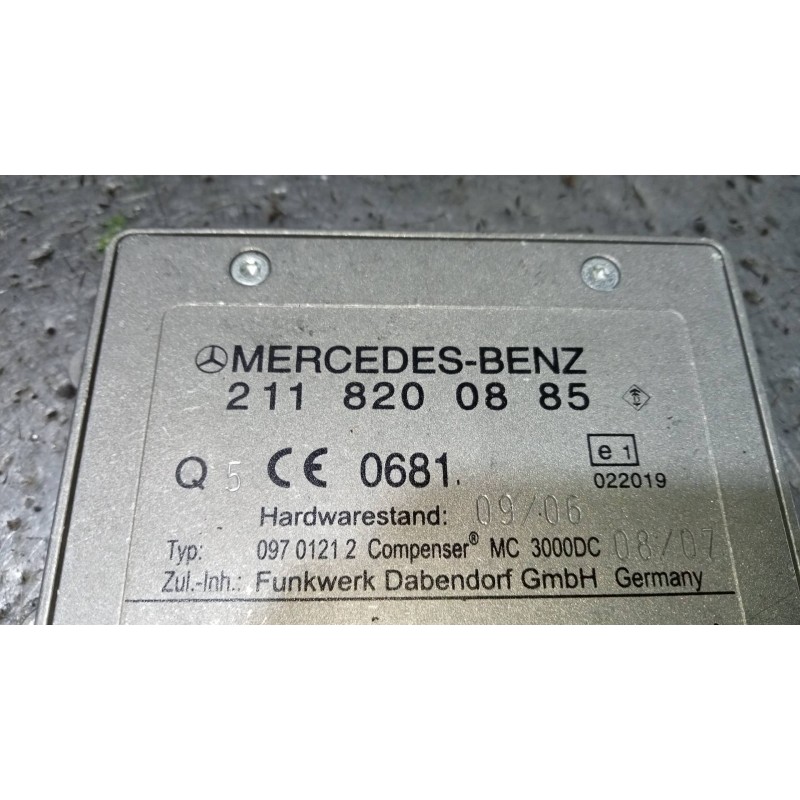 Recambio de modulo electronico para mercedes clase s (w221) berlina 450 l (221.170) referencia OEM IAM 2118200885  
