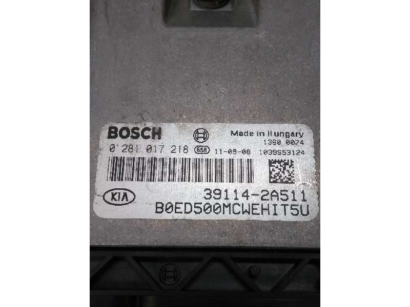 Recambio de centralita motor uce para kia cee´d drive referencia OEM IAM 0281017218 391142A511 