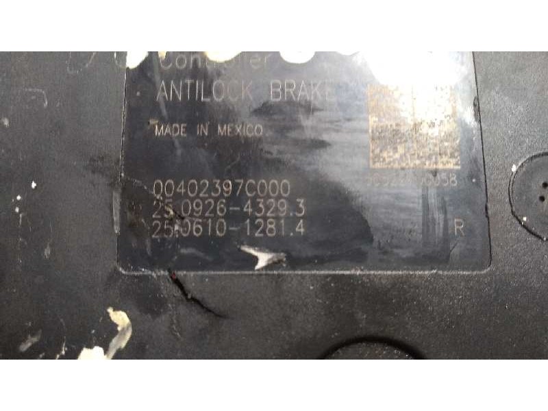 Recambio de abs para chrysler voyager (rg) 2.5 crd cat referencia OEM IAM 25092643293 25061012814 00402397C000