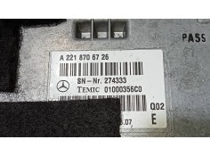 Recambio de modulo electronico para mercedes clase s (w221) berlina 450 l (221.170) referencia OEM IAM A2218706726   2