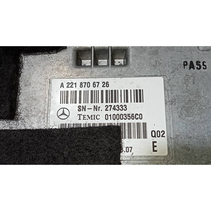 Recambio de modulo electronico para mercedes clase s (w221) berlina 450 l (221.170) referencia OEM IAM A2218706726  