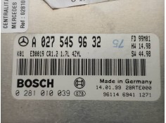 Recambio de centralita motor uce para mercedes clase a (w168) 170 cdi (168.008) referencia OEM IAM 0281010039 A0275459632 FDM99M 2