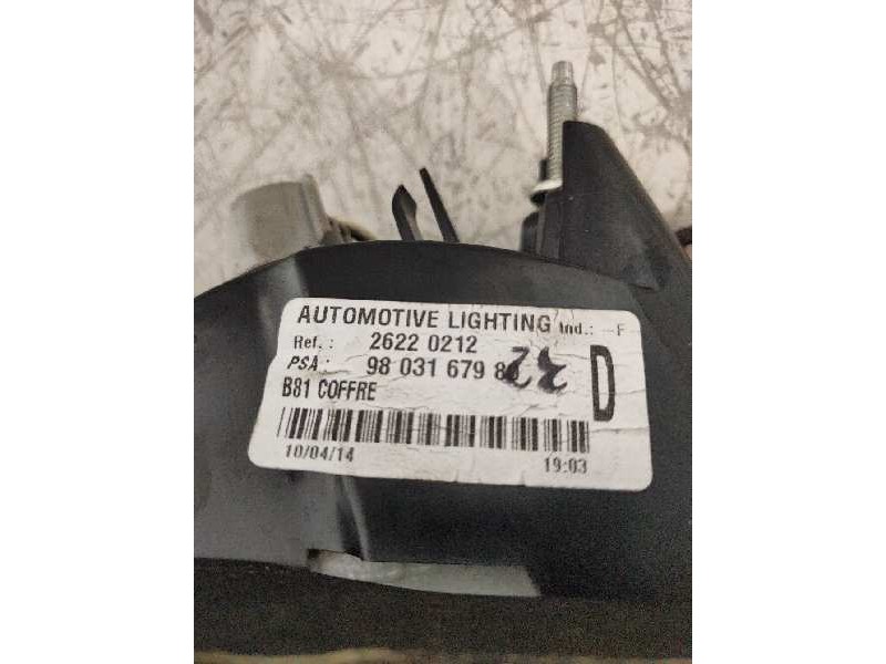 Recambio de piloto trasero derecho para citroen ds5 style referencia OEM IAM 9803167980  