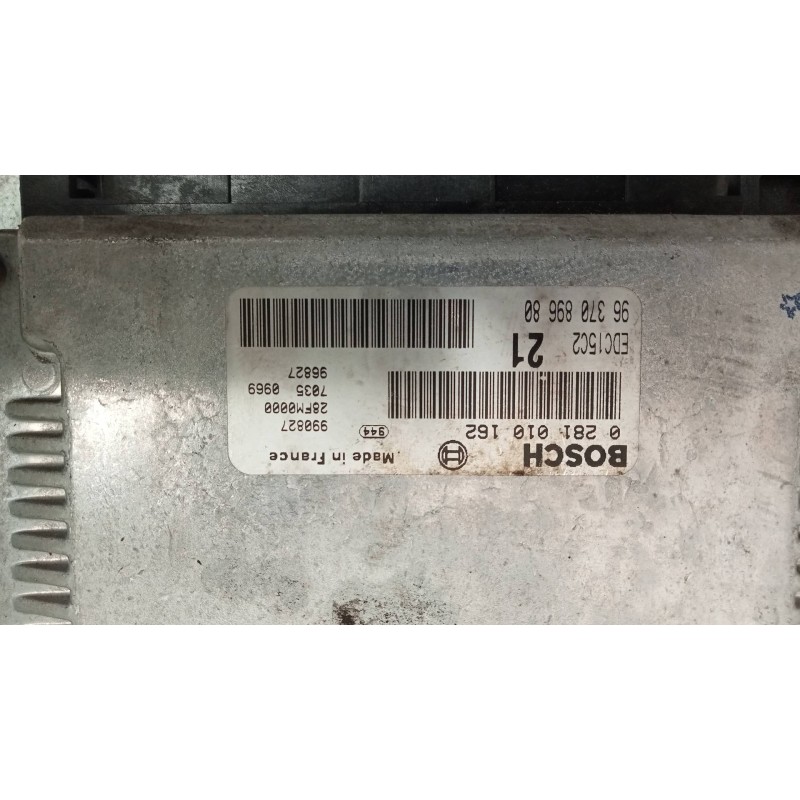 Recambio de centralita motor uce para citroen xsara berlina 2.0 hdi exclusive (66kw) referencia OEM IAM 0281010162 9637089680 ED