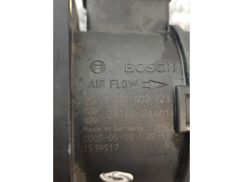 Recambio de caudalimetro para kia rio 1.5 crdi ex2 referencia OEM IAM 0281002723 281642A40 