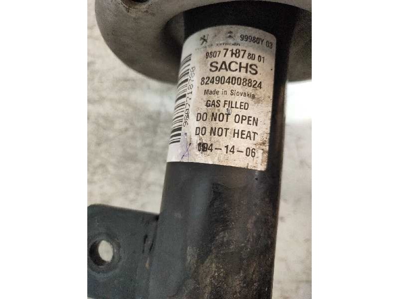 Recambio de amortiguador delantero izquierdo para citroen ds5 style referencia OEM IAM 9807718780  