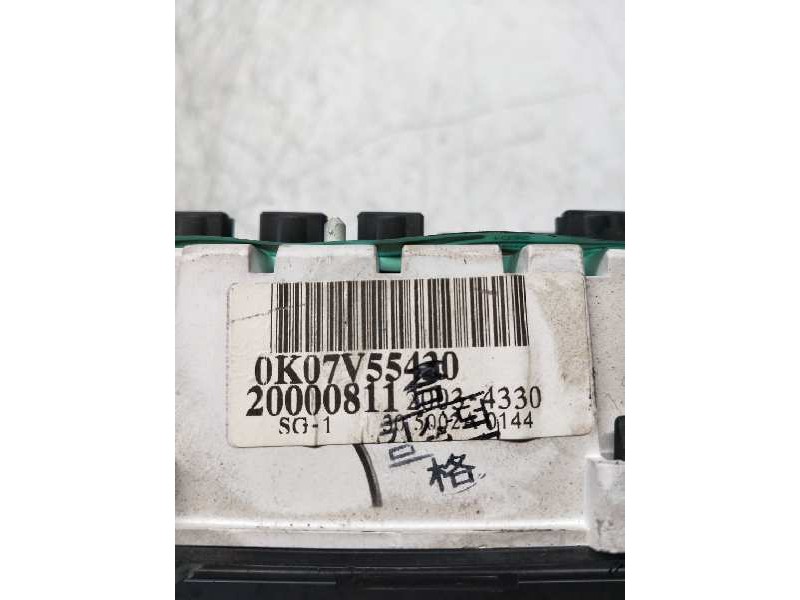 Recambio de cuadro instrumentos para kia sportage 2.0 turbodiesel cat referencia OEM IAM 0K07V55430 20000811 20034330 5002A