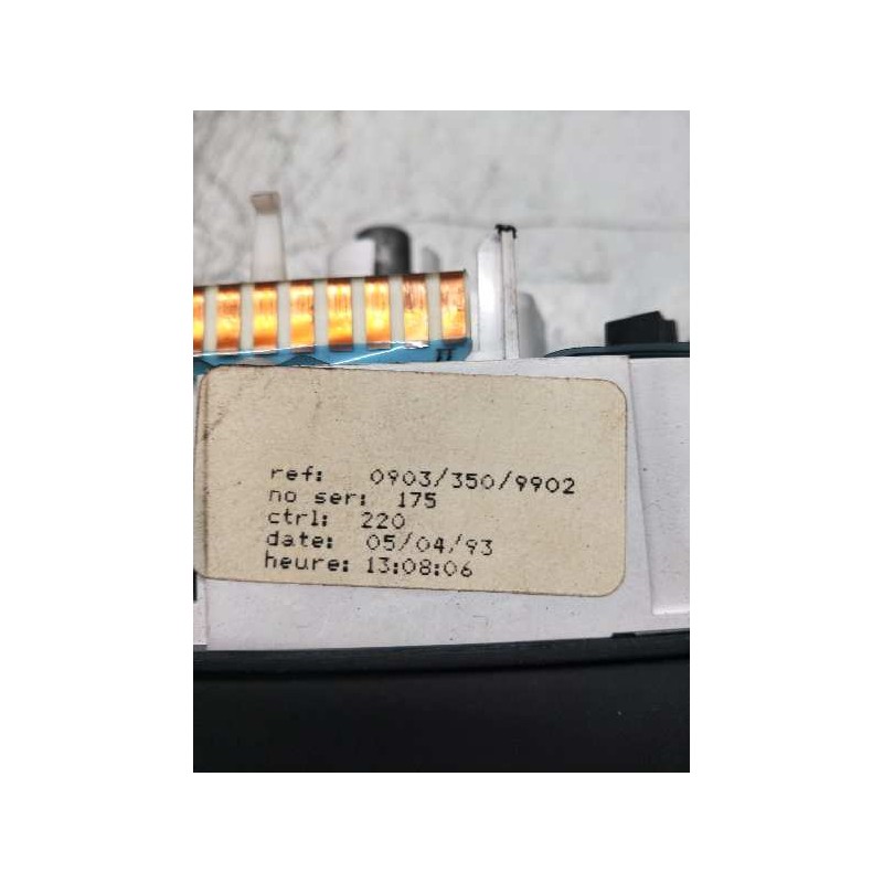 Recambio de cuadro instrumentos para peugeot 306 berlina 3/5 puertas (s1) 1.6 referencia OEM IAM 9610192480 09033509902 