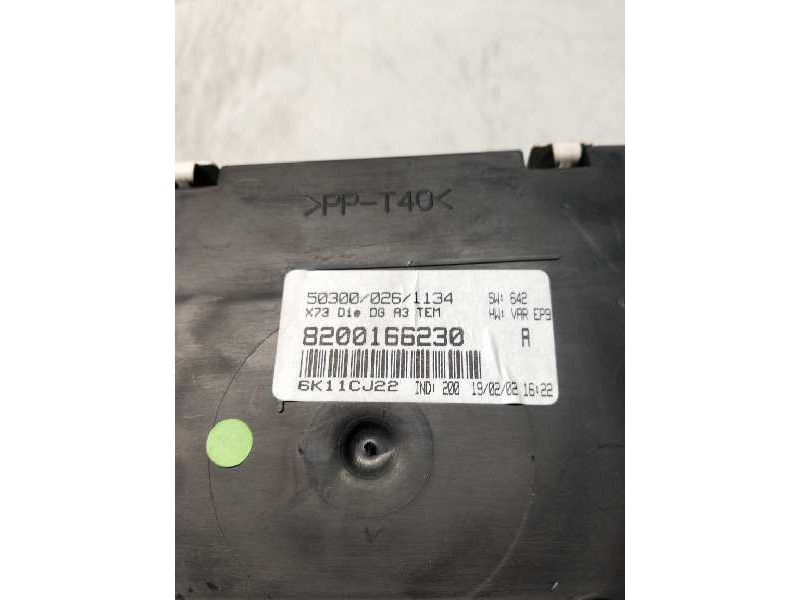 Recambio de cuadro instrumentos para renault vel satis (bj0) expression referencia OEM IAM 8200166230 503000261134 6K11CJ22