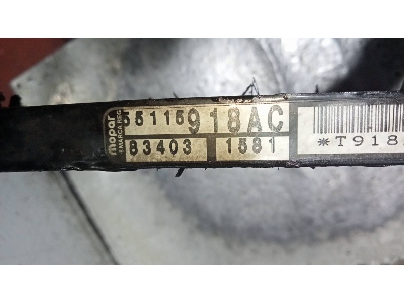 Recambio de condensador / radiador aire acondicionado para jeep gr.cherokee (wj/wg) 3.1 td laredo referencia OEM IAM 55115918AC 