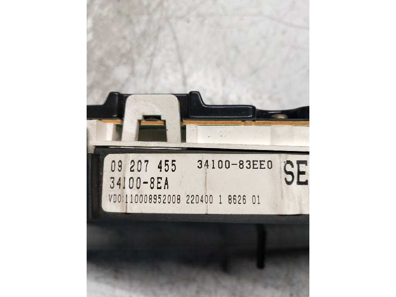 Recambio de cuadro instrumentos para opel agila básico referencia OEM IAM 110008952008 3410083EE0 SE