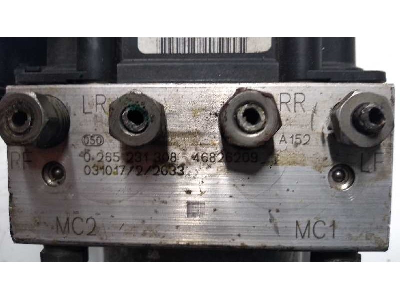 Recambio de abs para fiat idea (135) 1.4 referencia OEM IAM 0265231308 0265800304 46826209