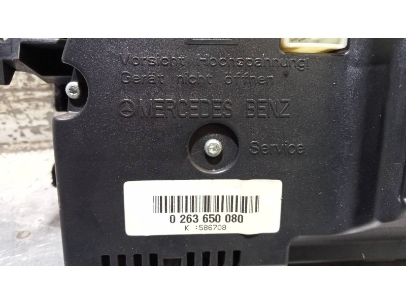Recambio de cuadro instrumentos para mercedes clase s (w221) berlina 450 l (221.170) referencia OEM IAM 0263650080  