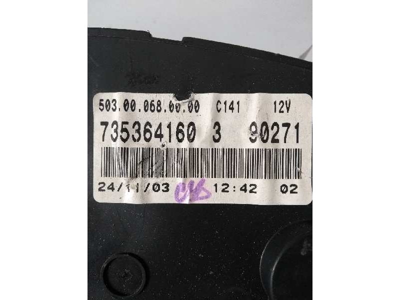 Recambio de cuadro instrumentos para fiat idea (135) 1.4 referencia OEM IAM 735364160 3 90271 503000680000