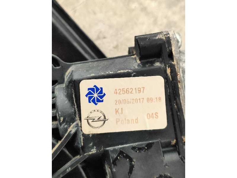 Recambio de elevalunas delantero derecho para opel mokka x color edition start/stop referencia OEM IAM 42562197 98910SUV20 