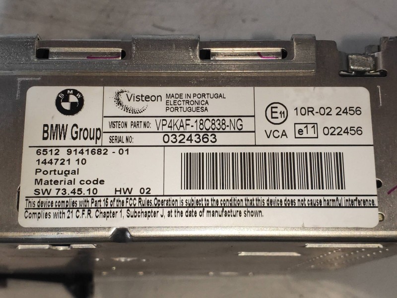 Recambio de sistema audio / radio cd para bmw serie 3 cabrio (e93) 330d referencia OEM IAM 65129141682  