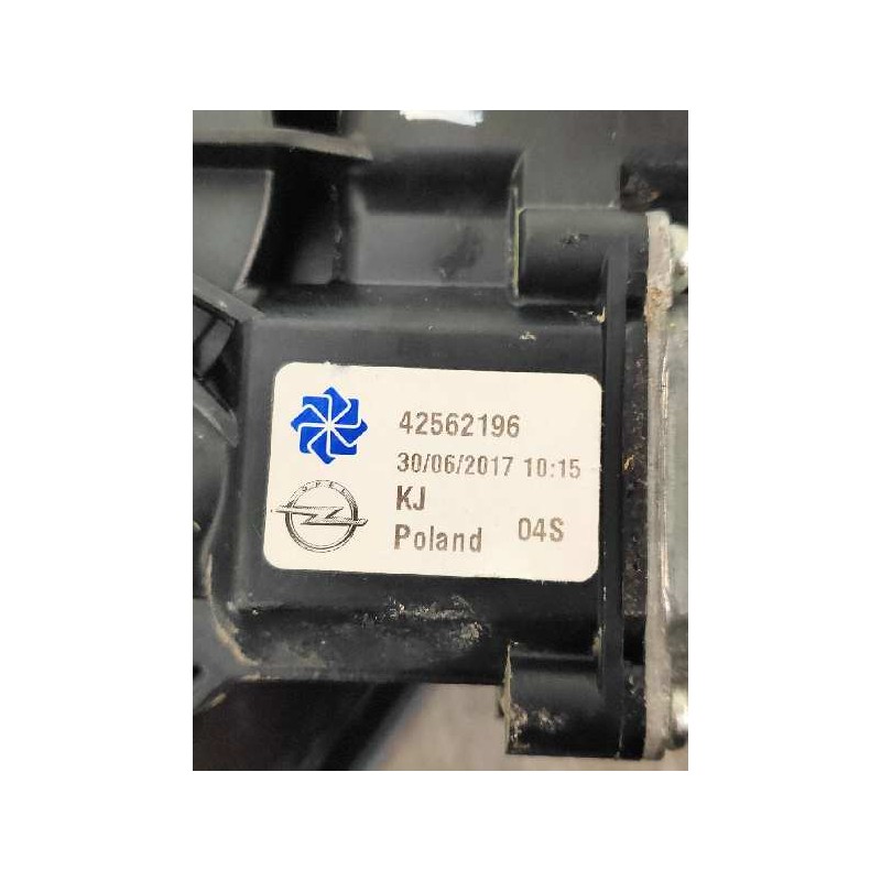 Recambio de elevalunas delantero izquierdo para opel mokka x color edition start/stop referencia OEM IAM 42562196 98920SUV20 