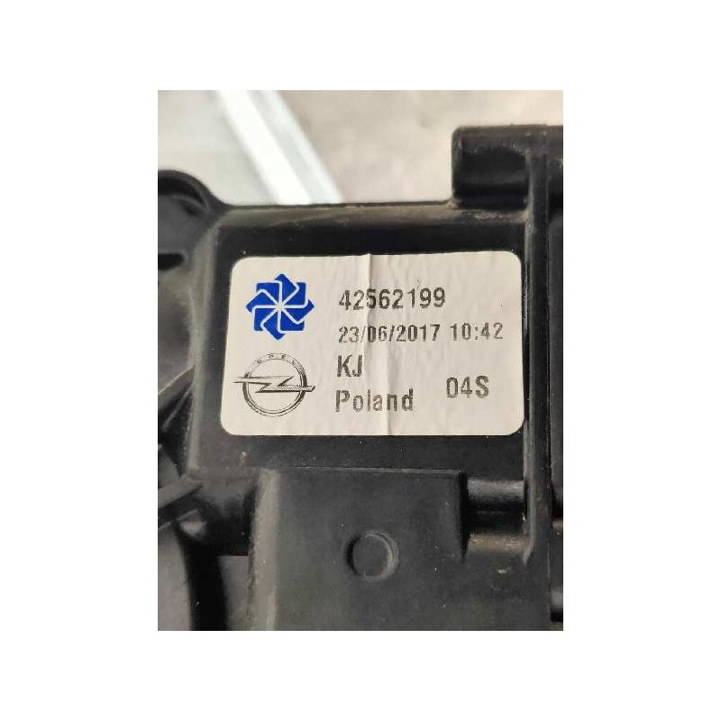 Recambio de elevalunas trasero derecho para opel mokka x color edition start/stop referencia OEM IAM 42562199 98910SUV20 