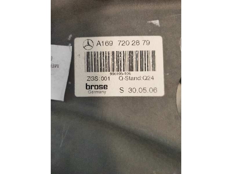 Recambio de elevalunas delantero derecho para mercedes clase b (w245) 180 cdi (245.207) referencia OEM IAM A1697202879 31T455 