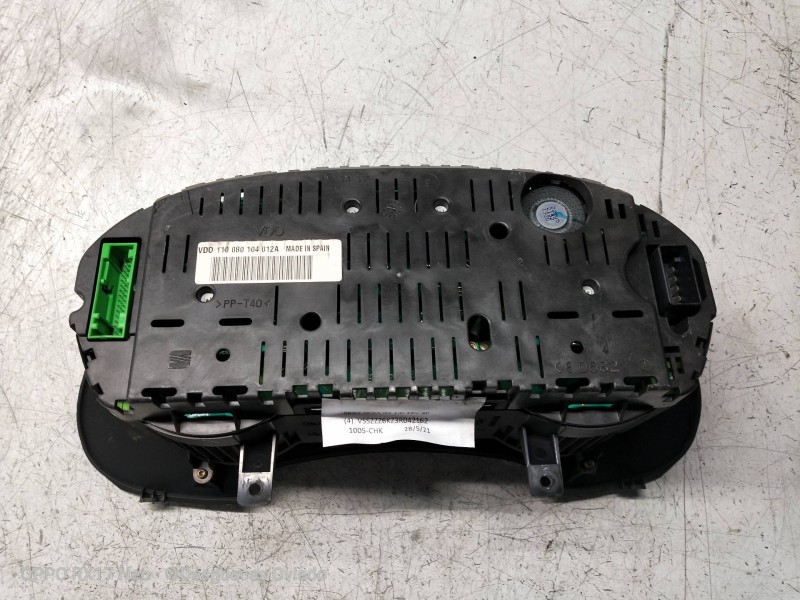 Recambio de cuadro instrumentos para seat ibiza (6l1) vision referencia OEM IAM 110080104012A W06L0920801C 