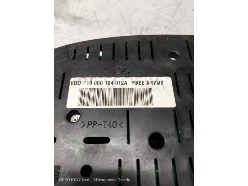 Recambio de cuadro instrumentos para seat ibiza (6l1) vision referencia OEM IAM 110080104012A W06L0920801C 