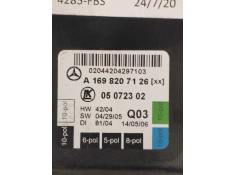 Recambio de centralita cierre para mercedes clase b (w245) 180 cdi (245.207) referencia OEM IAM 05072302 A1698207126 Q03 2