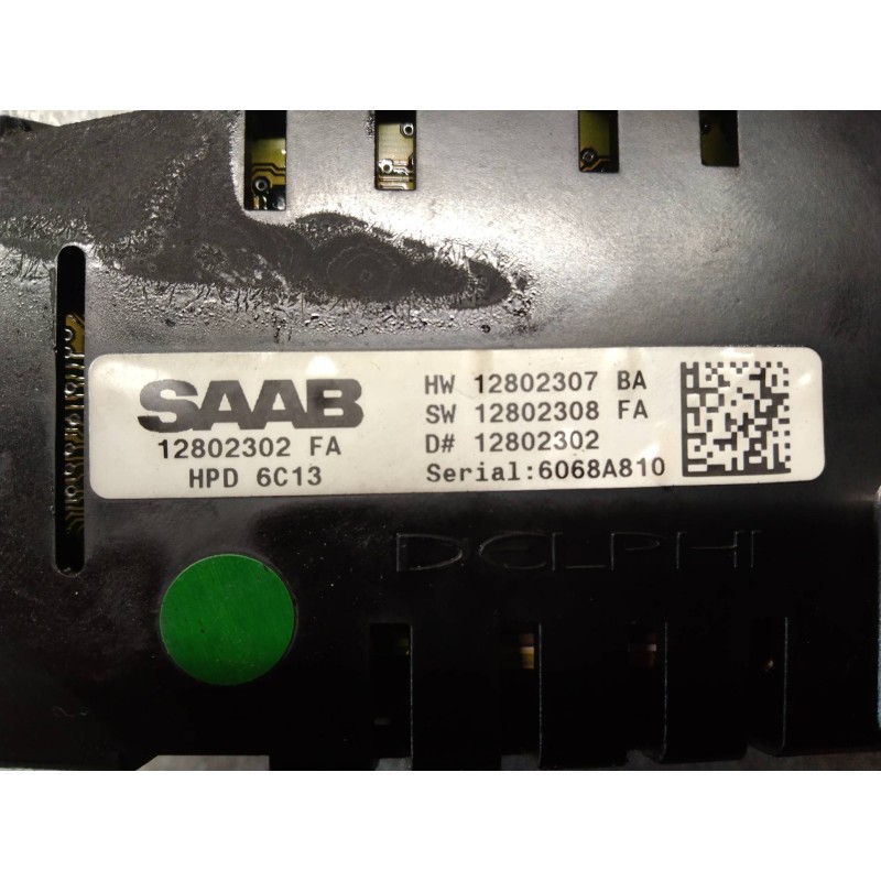 Recambio de pantalla multifuncion para saab 9-3 berlina 1.9 tid linear sport referencia OEM IAM 12802302 12802302FA 