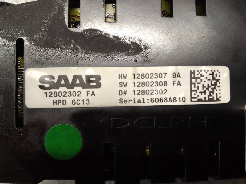 Recambio de pantalla multifuncion para saab 9-3 berlina 1.9 tid linear sport referencia OEM IAM 12802302 12802302FA 