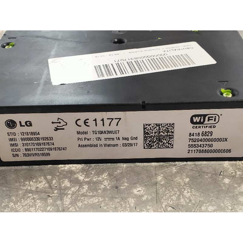 Recambio de modulo electronico para opel mokka x color edition start/stop referencia OEM IAM 84186829 555343750 121818954