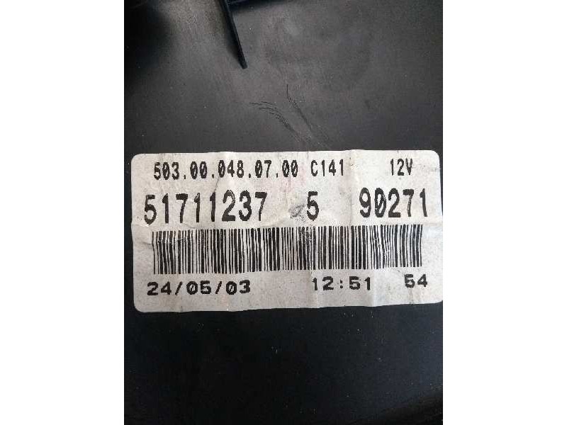 Recambio de cuadro instrumentos para fiat panda (169) 1.2 cat referencia OEM IAM 51711237 5 90271 503000480700