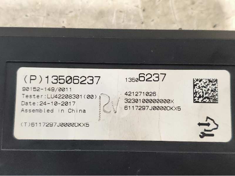 Recambio de modulo electronico para opel mokka x color edition start/stop referencia OEM IAM 13506237 901521490011 