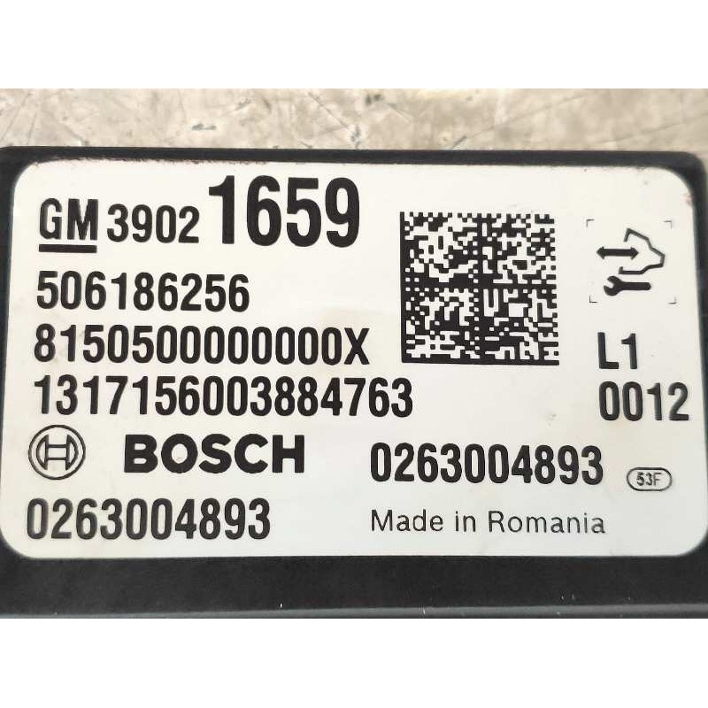 Recambio de modulo electronico para opel mokka x color edition start/stop referencia OEM IAM 39021659 0263004893 506186256