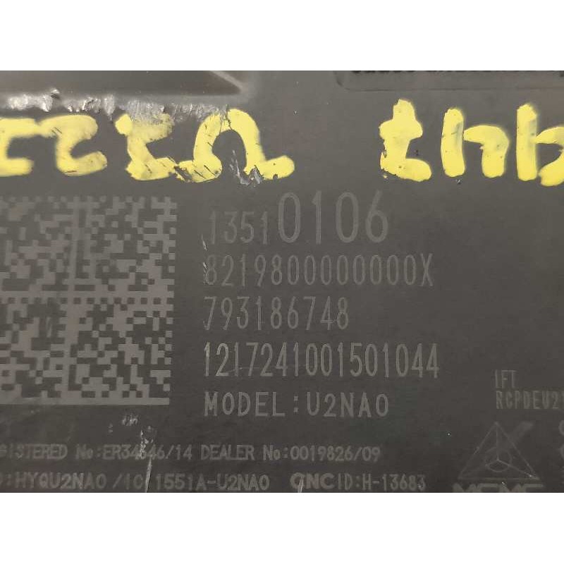 Recambio de modulo electronico para opel mokka x color edition start/stop referencia OEM IAM 13510106 793186748 2927141732