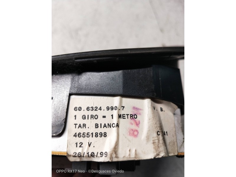 Recambio de cuadro instrumentos para lancia lancia y 1.2 le referencia OEM IAM 46551898 6063249907 