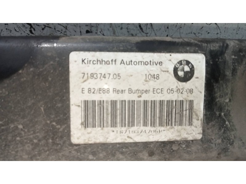 Recambio de refuerzo paragolpes trasero para bmw serie 1 coupe (e82) 120d referencia OEM IAM 719374705  
